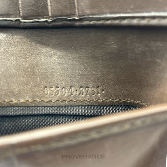 🔴 Gucci Trifold Wallet - GG Canvas Brown - Picture 11 of 11